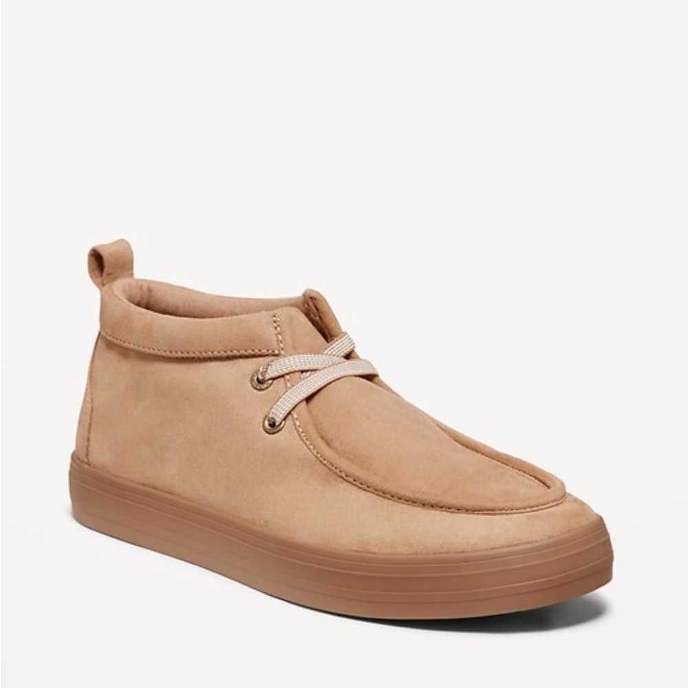 Old Navy Faux-suede Boat Shoes Boys Size 12